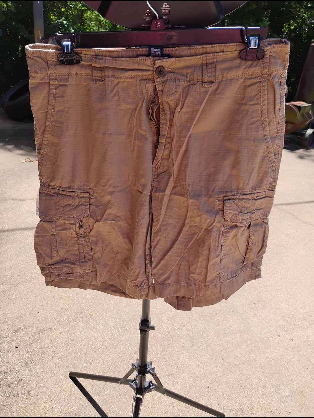 Chaps Tan Cargo Shorts